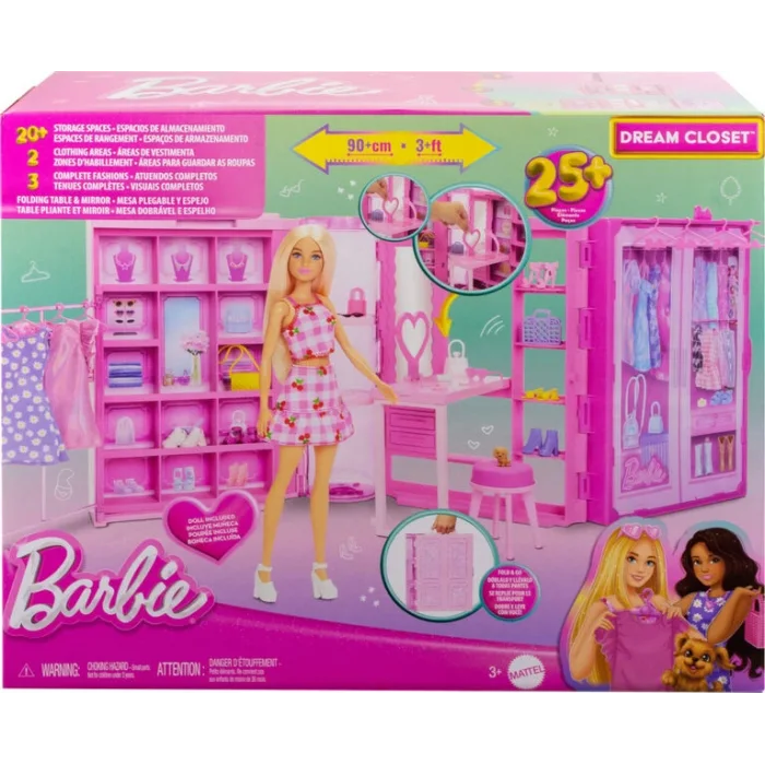 BARBIENİN RÜYA GARDROBU VE BEBEK