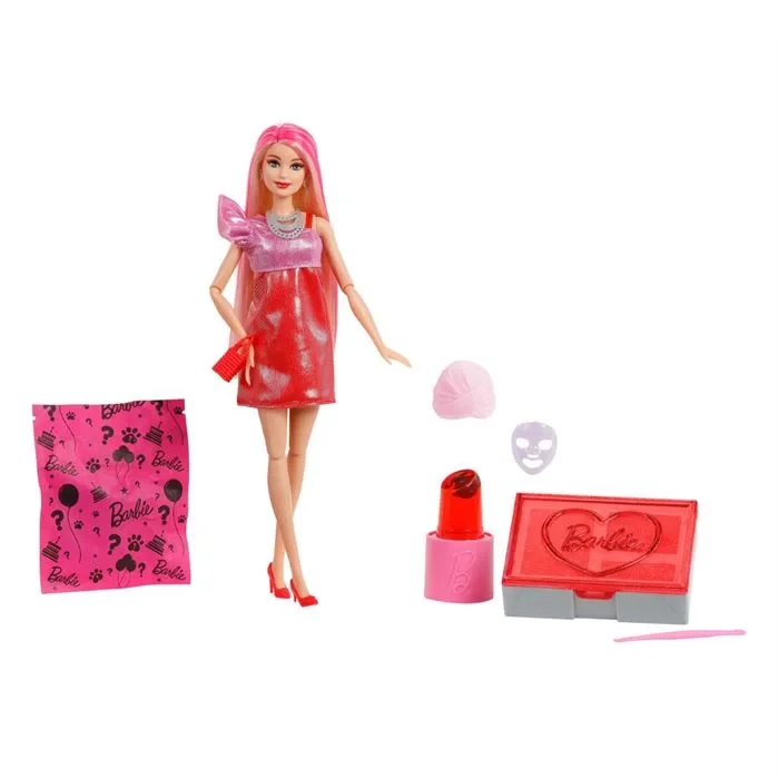 BARBIE PARTY UNBOXED GLAM PARTY SERİES - RED ORİGİNAL DOLL
