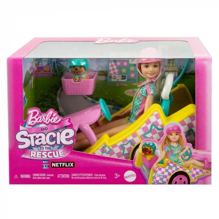 Barbie Stacie ve Go Kart Arabası HRM08