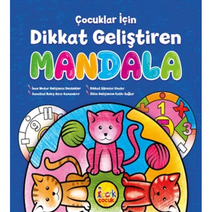 BICIRIK YAYINLARI ÇOCUKLAR İÇİN DİKKAT GELİŞTİREN MANDALA