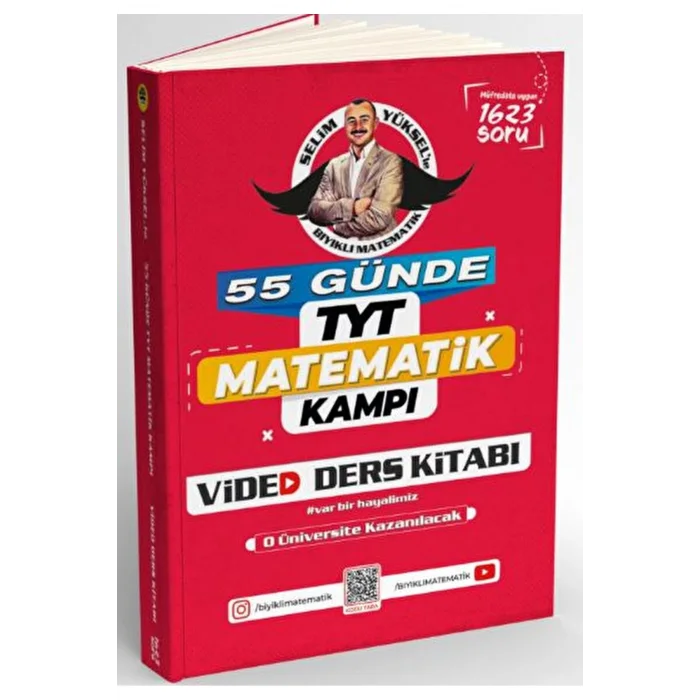 BIYIKLI MATEMATİK SELİM YÜKSEL 55GÜNDE TYT MATEMATİK VİDEO DERS KİTABI