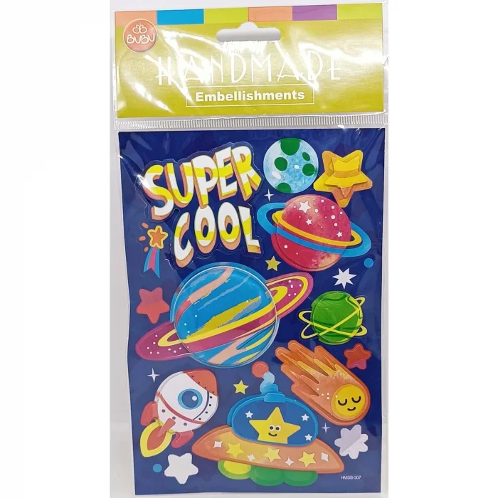 BU-BU DAMLA STICKERS UZAY 12,5X23,5