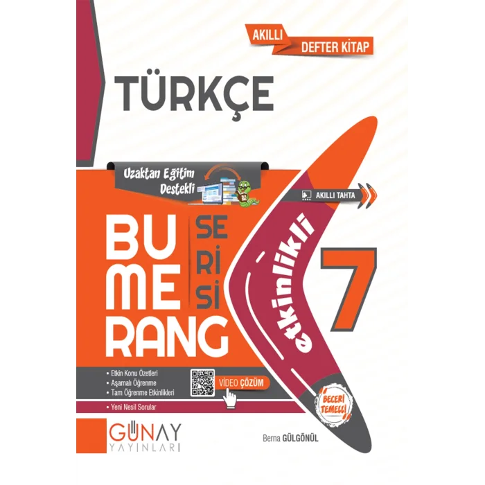 BUMERANG  7.SINIF ETKİNLİKLİ TÜRKÇE