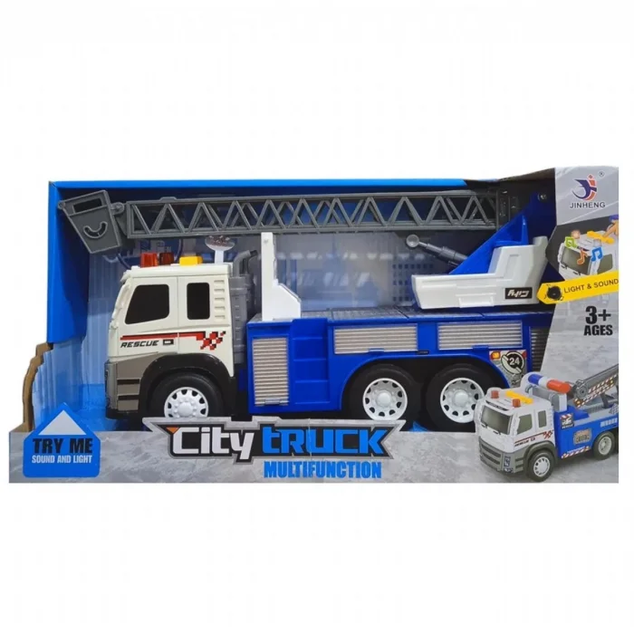 Canem Oyuncak Sürtmeli Sesli Işıklı İş KAMYONLARI