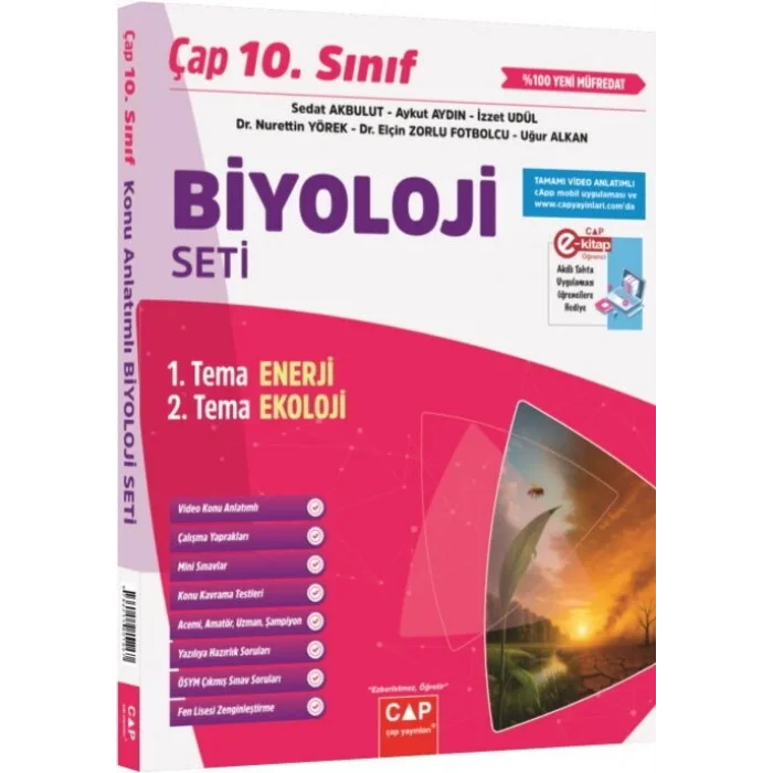 Çap Yayınları 10. Sınıf Biyoloji Seti