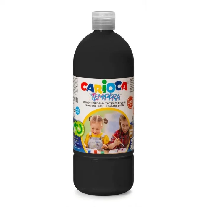 CARİOCA SULUBOYA TEMPERA 1000 ML SİYAH