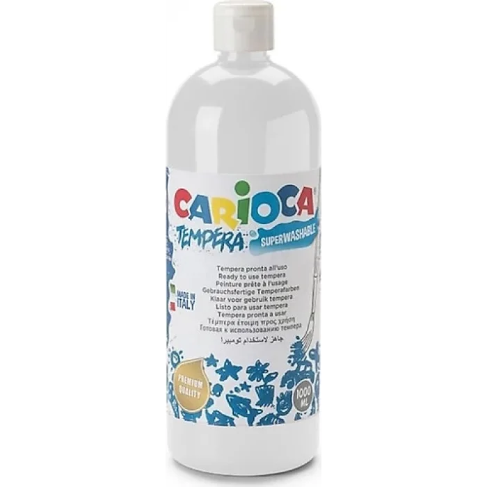 CARİOCA TEMPERA SULUBOYA SÜPER YIKNABİLİR BEYAZ 1000ML