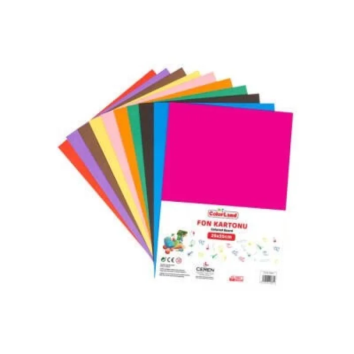 COLORLAND FON KARTONU 25x35CM 10 RENK