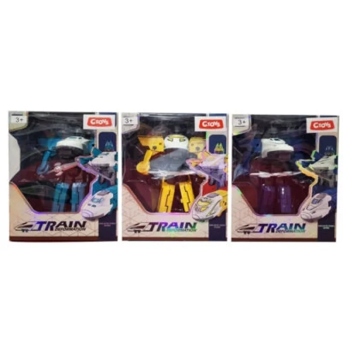 CTOY TRENE DÖNÜŞEBİLEN ROBOT 3 ASS.
