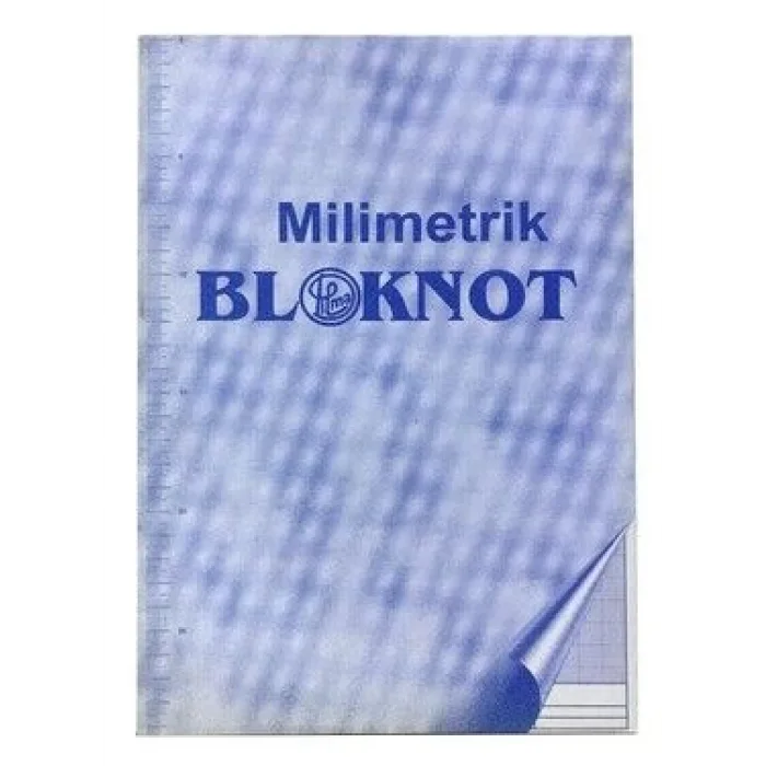 DİLMAN MİLİMETRİK BLOKNOT A4 MAVİ
