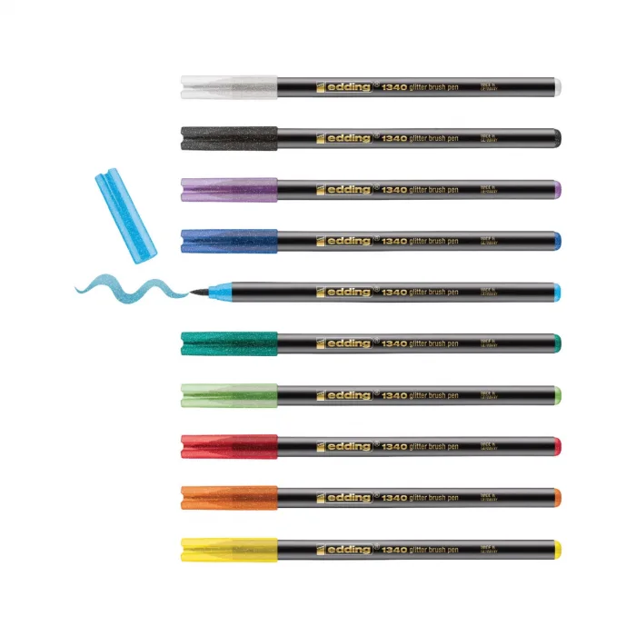 EDDING FIRÇA UÇLU KALEM E-1340 SİMLİ 10 LU SET