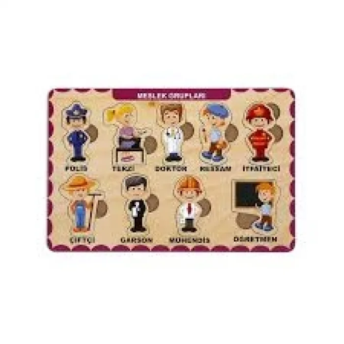 EĞİTİCİ PUZZLE - MESLEK GRUPLARI
