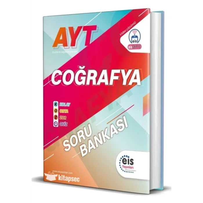 Eis Yayınları AYT Coğrafya KOZ Serisi Soru Bankası