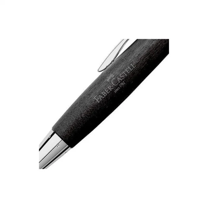 Faber-Castell E-Motion Ballpoint Wood black