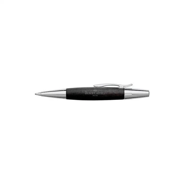 Faber-Castell E-Motion Ballpoint Wood black