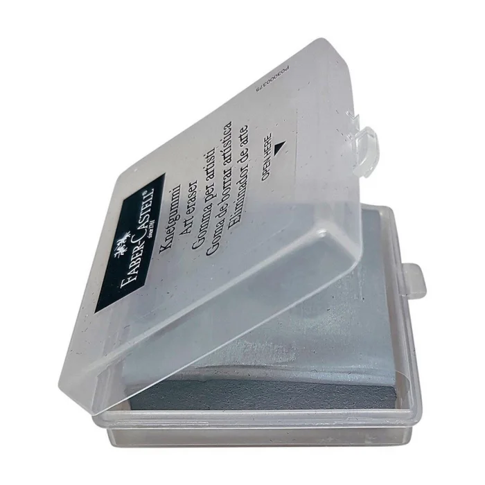 FABER CASTELL PLASTİK KUTULU HAMUR SİLGİ GRİ