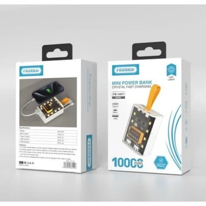FİNEBLUE MİNİ POWER BANK 10000MAH