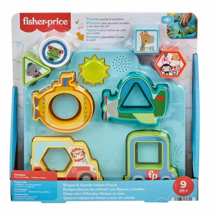 FISHER PRICE ŞEKİLLER VE SESLER PUZZLE