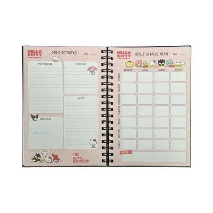 GİFİ HELLO KİTTY DAİLY PLANNER BOOK BEYAZ
