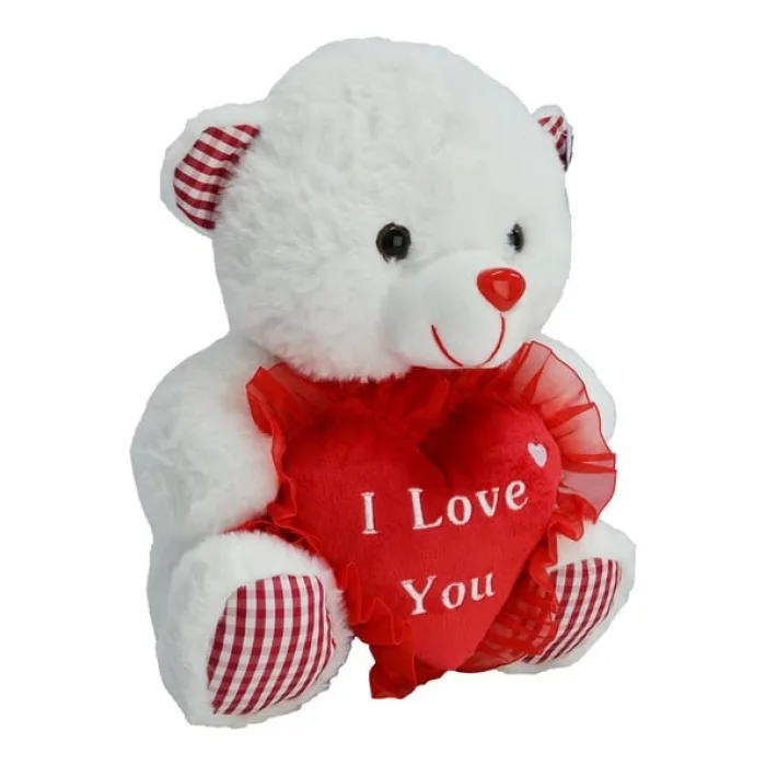 HALLEY PL78755 I LOVE YOU KALPLİ AYI PELUŞ 30 CM