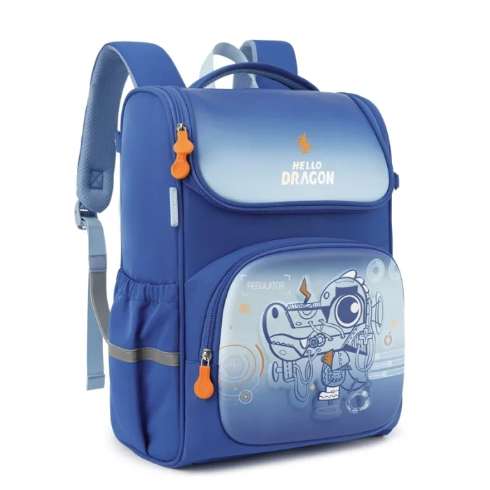 HELLO DRAGON OKUL ÇANTASI MODEL 10 BLUE