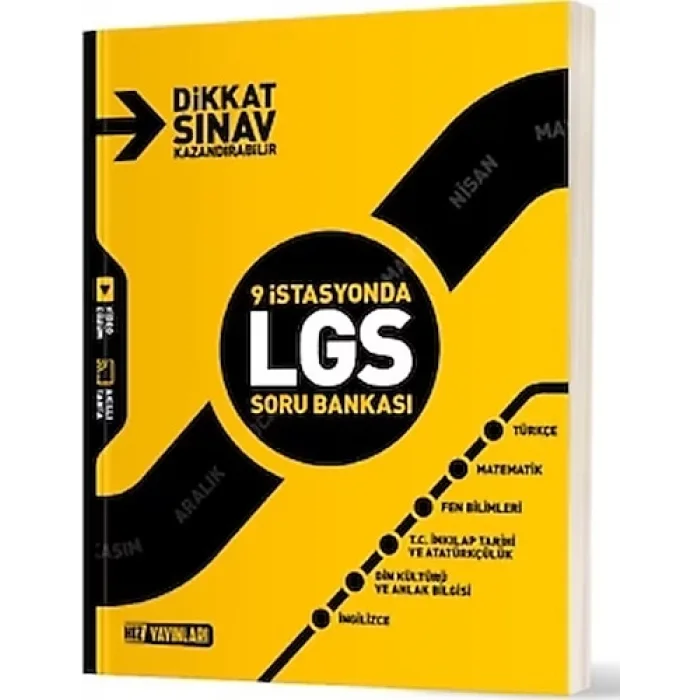 HIZ 8. SINIF 9 İSTASYONDA LGS SORU BANKASI