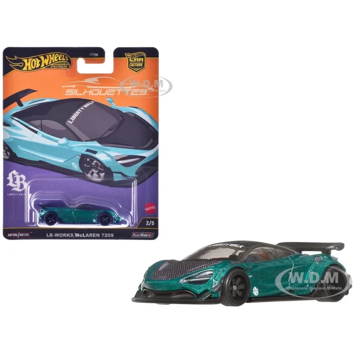 Hot Wheels 2025 Premium Car Culture Silhouettes LB-Works McLaren 720S Blue