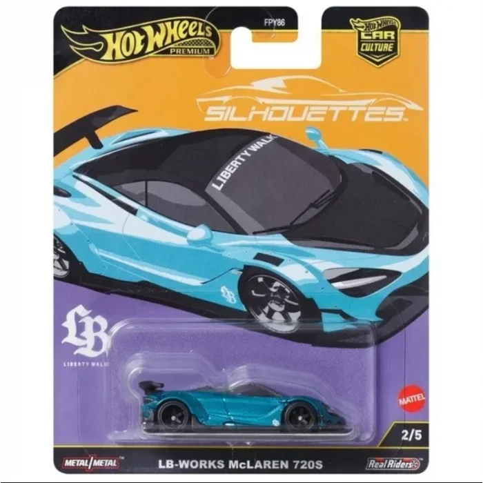 Hot Wheels 2025 Premium Car Culture Silhouettes LB-Works McLaren 720S Blue