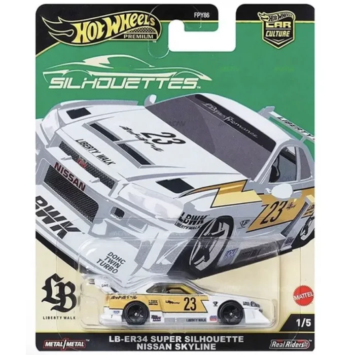 Hot Wheels Car Culture Silhouette LB-ER34 Super Silhouette Nissan Skyline