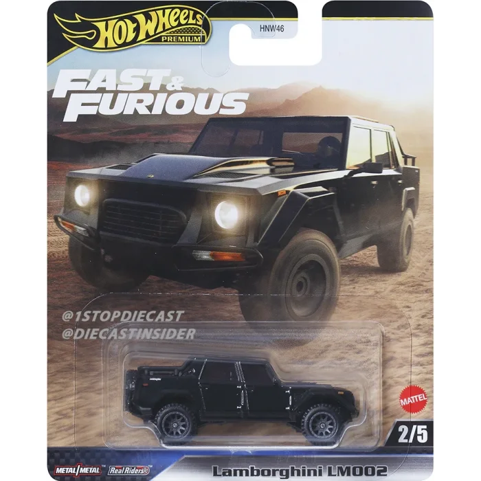 Hot Wheels Premium Fast & Furious Lamborghini LM002 HNW46-JBL86