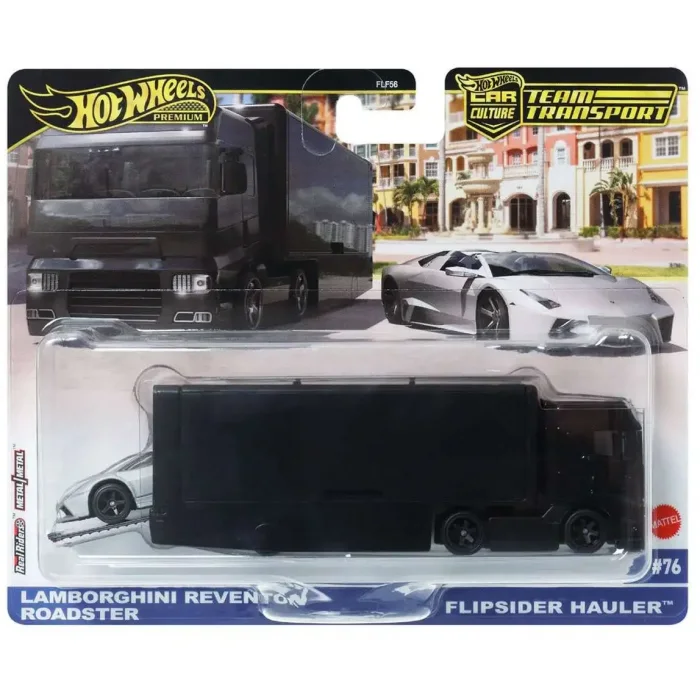 Hot Wheels Team Transport Pack Lamborghini Reventon Roadster Flipside Hauler