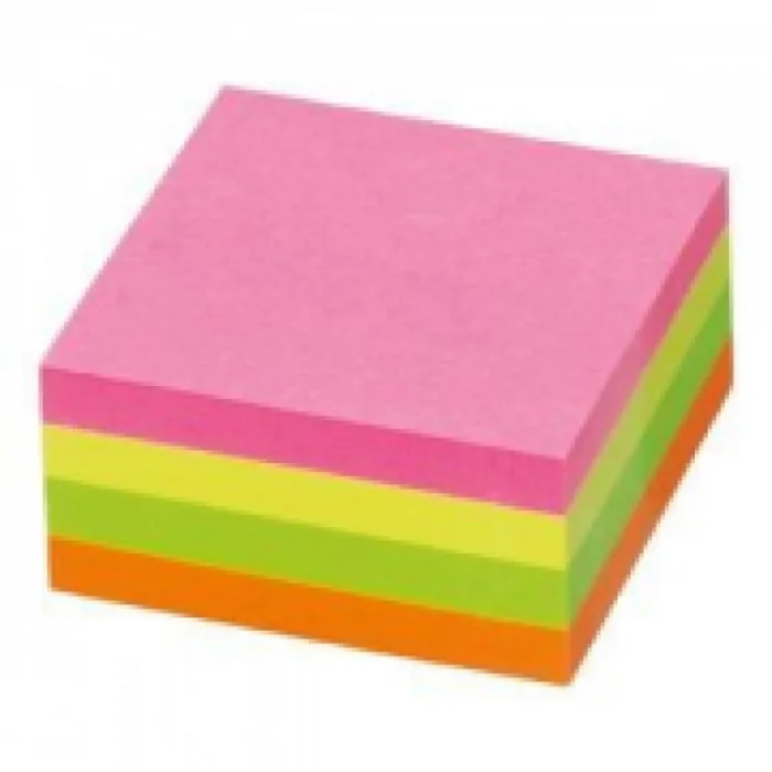 İNFO NOTES 75X75 PARLAK RENKLER KÜP 100Y
