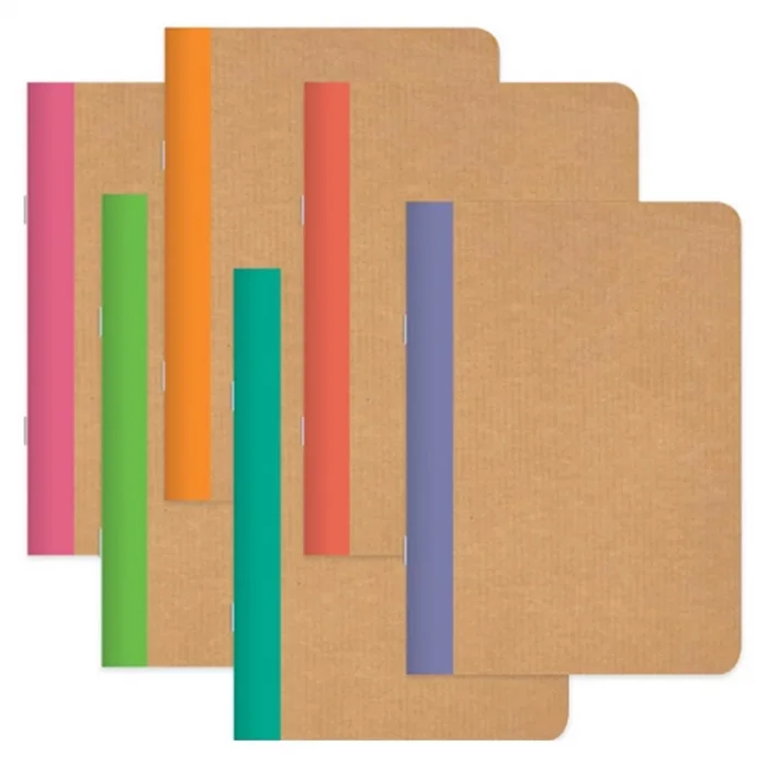 KESKİN DEFTER 18,5*26 50 YP ÇİZGİLİ STİCKERLİ KRAFT KAPAK