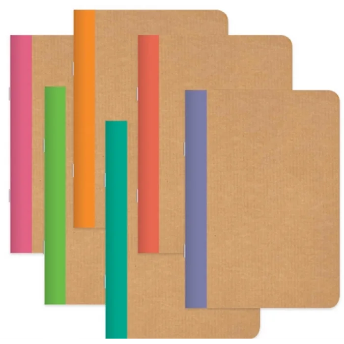 KESKİN DEFTER 18,5*26 50 YP KARELİ STİCKERLİ KRAFT KAPAK