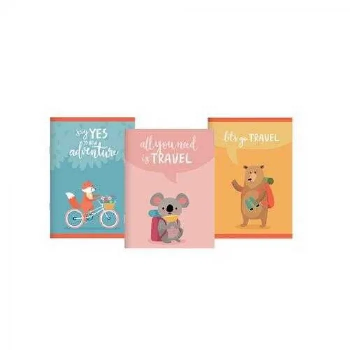 KESKİN DEFTER A4 60 YP ÇİZ TEL DİKİŞLİ KARTON KAPAK GEZGİNLER