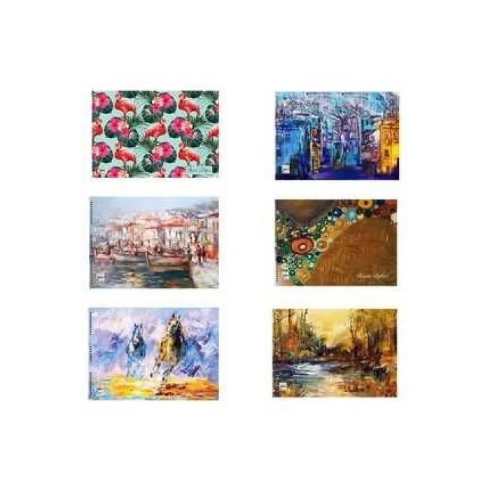 KESKİN RESİM DEFTERİ BASIC 35X50 SPİRALLİ 15 YP.