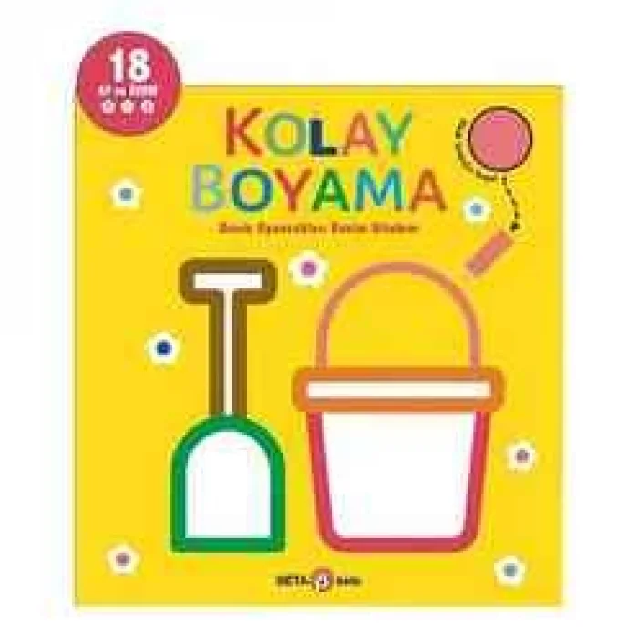 Kolay Boyama Deniz Oyuncakları Resim Kitabım