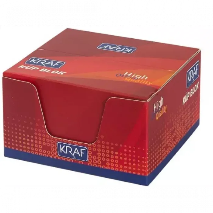 KRAF KÜP BLOK BEYAZ NOT KAĞIDI 8X8 CM 115G