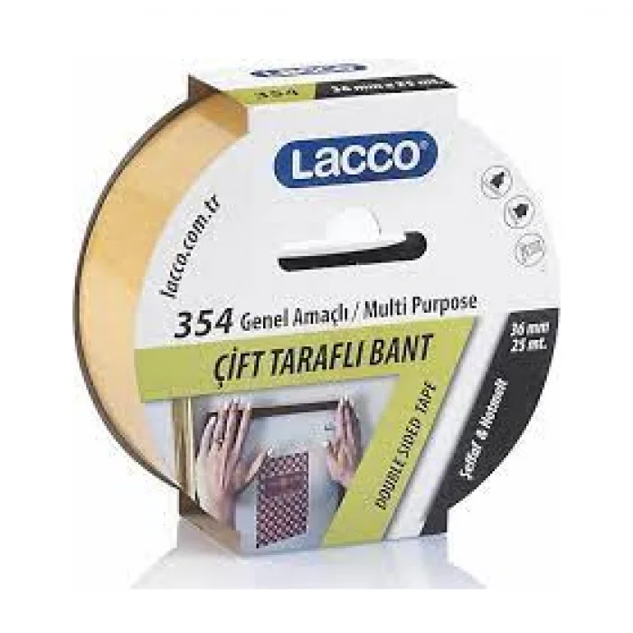LACCO ÇİFT TARAFLI BANT 36x25