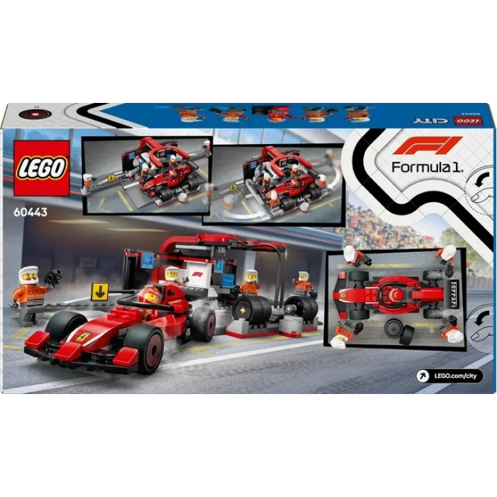 LEGO CITY F1 PİT STOP VE EKİBİ