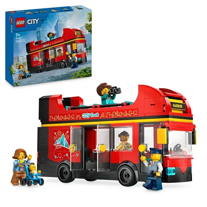 LEGO CITY KIRMIZI İKİ KATLI GEZİ OTOBÜSÜ
