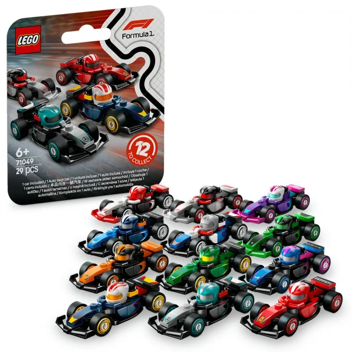 LEGO F1 KOLEKSİYONLUK YARIŞ ARABALARI RAÇ SETİ