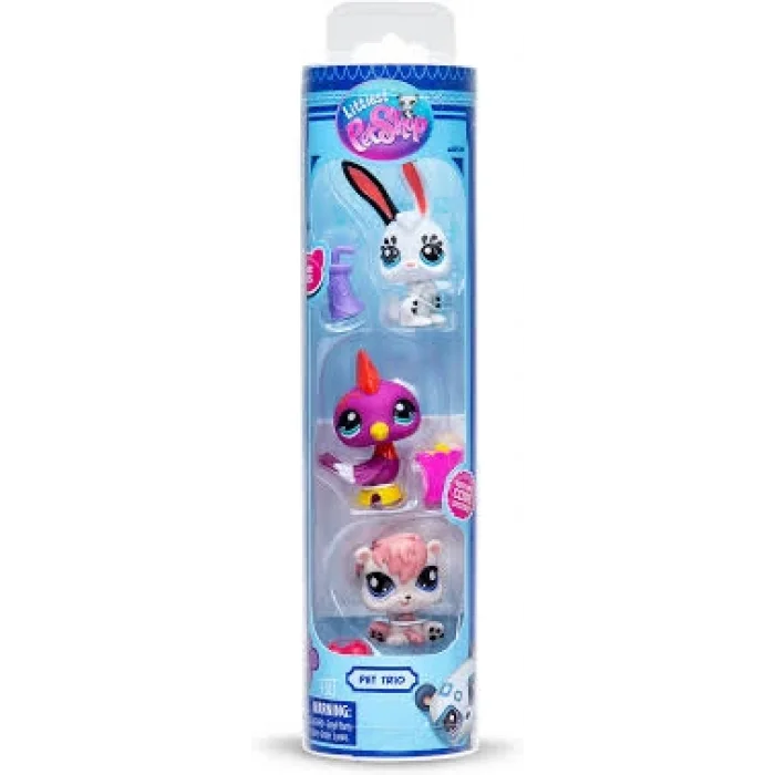 Littlest Pet Shop Minişler 3lü Figür Seti S2 - Tavsan-Ağaçkakan-Sincap 00598