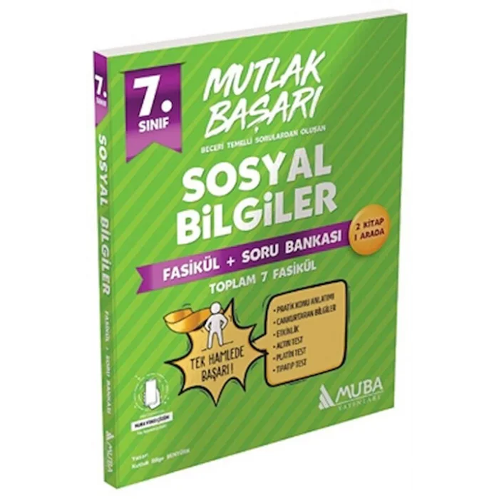 Muba Yayınları 7. Sınıf Sosyal Bilgiler Fasiküller + Soru Bankası