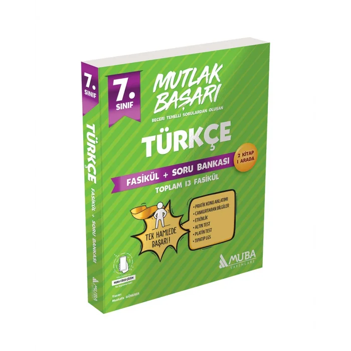 Muba Yayınları 7. Sınıf Türkçe Fasiküller+Soru Bankası