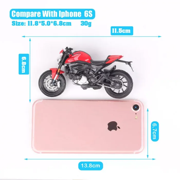 MAİSTO NECO-MAY/39323 1/18 DUCATİ MONSTER MOTOSİKLET