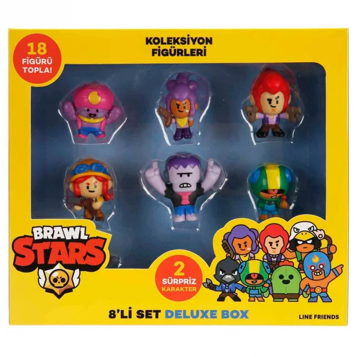 NECOTOYS BRAWL STARS 8Lİ DELÜKS FİGÜR SET