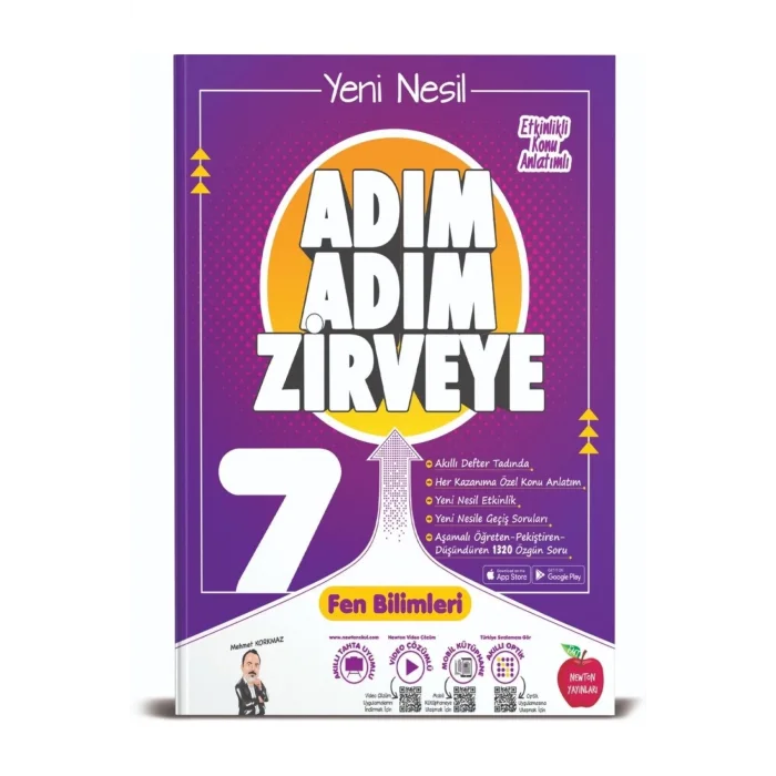Newton Yayınları 7. Sınıf Adım Adım Zirveye Fen Bilimleri Soru Bankası