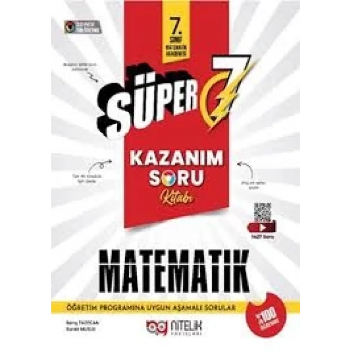 Nitelik Yayınları 7. Sınıf Matematik Süper Yeni Nesil Soru Kitabı