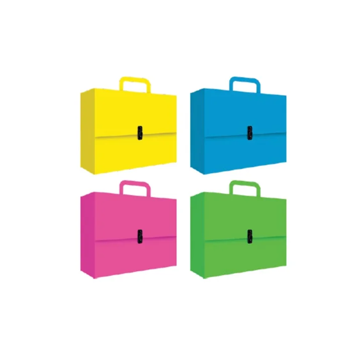 NOKİ KUTU KLASÖR RENKLİ KULPLU ÇANTA